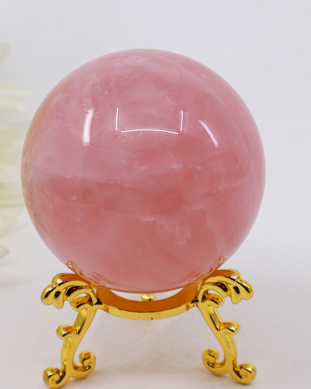 Rose Quartz Sphere | Crystal of Unconditional Love & Heart Healing | 292g