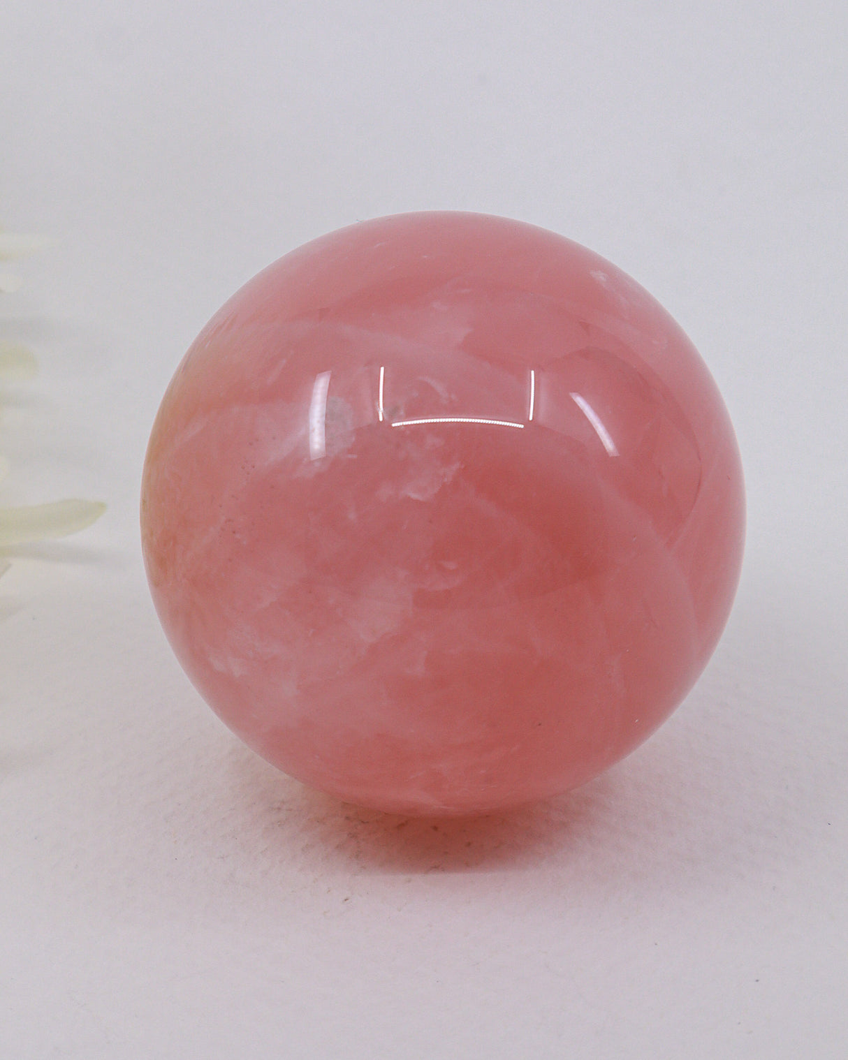 Rose Quartz Sphere | Crystal of Unconditional Love & Heart Healing | 292g