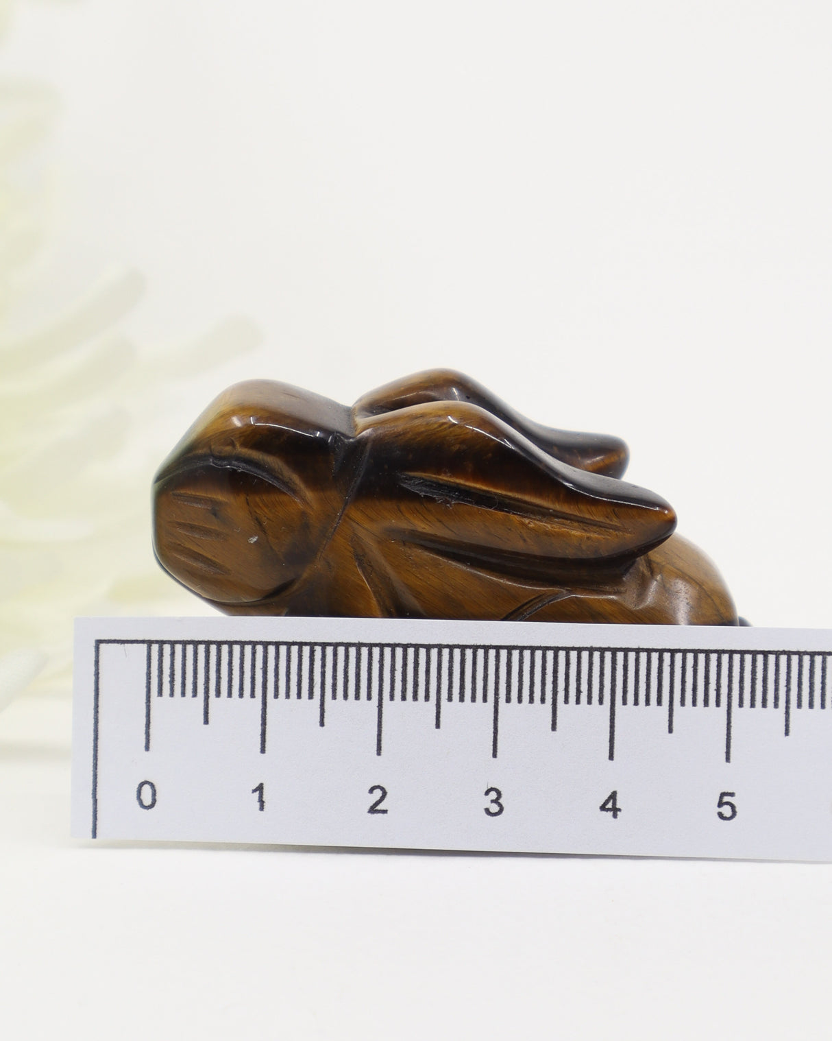 Tiger Eye Rabbit Crystal Carving – Abundance, Luck & Protection