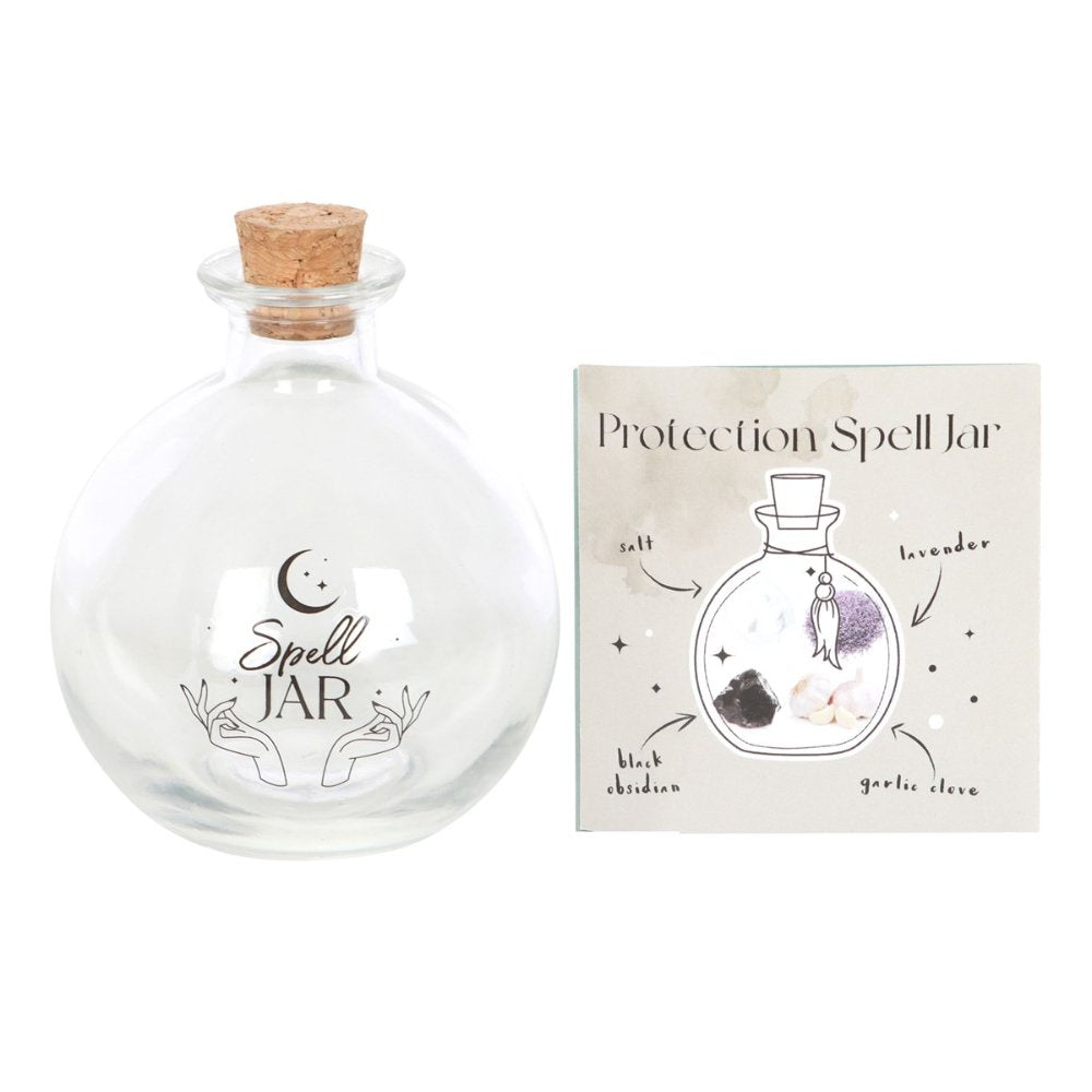 Glass Spell Jar with Recipe Booklet – 10cm