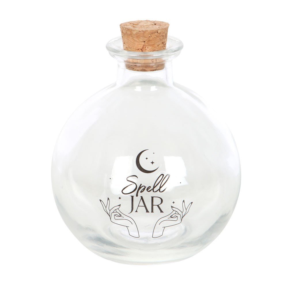Glass Spell Jar with Recipe Booklet – 10cm