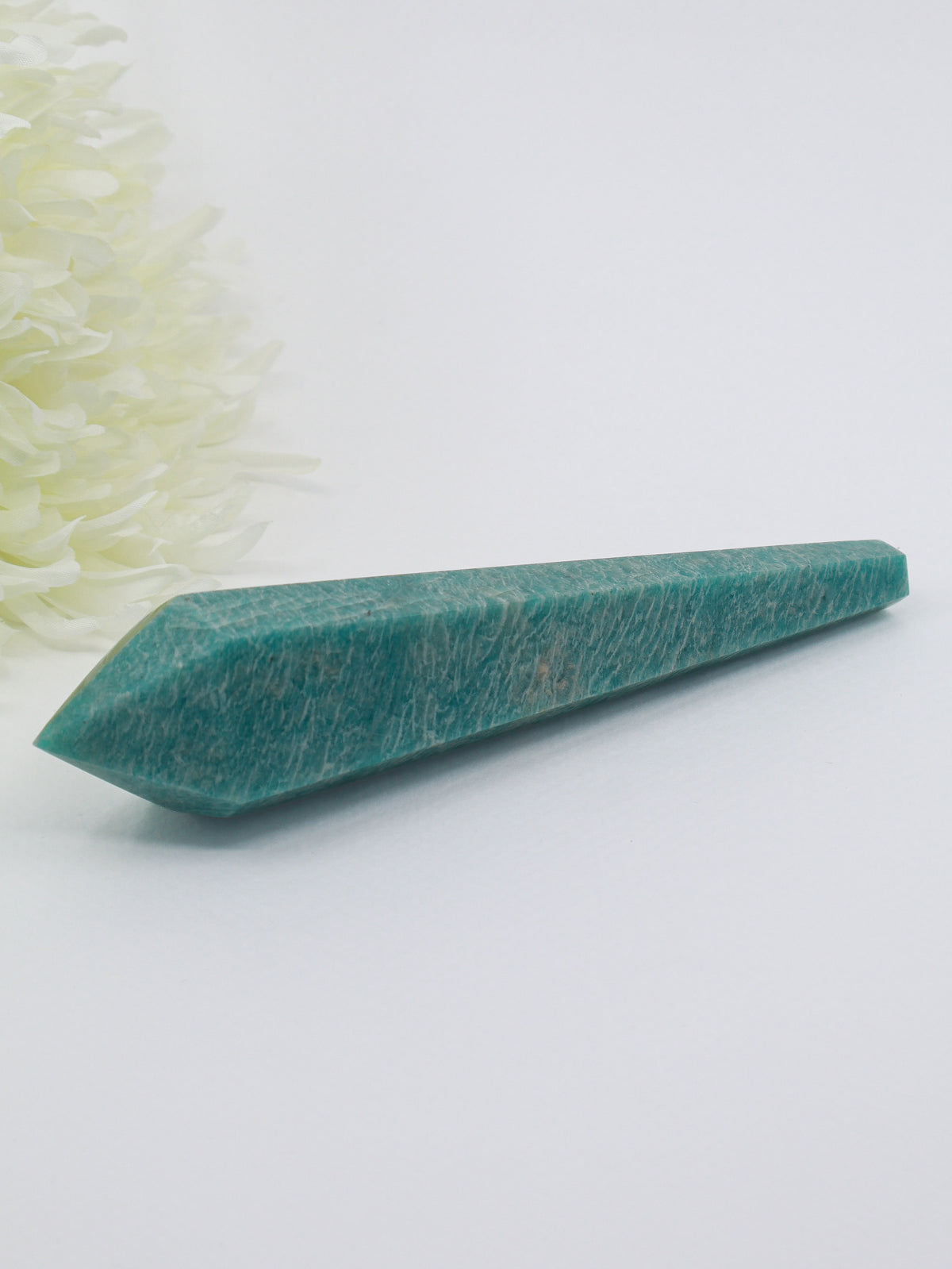 Amazonite Crystal Wand 180g – The Truth Keeper | Calm, Courage & Communication