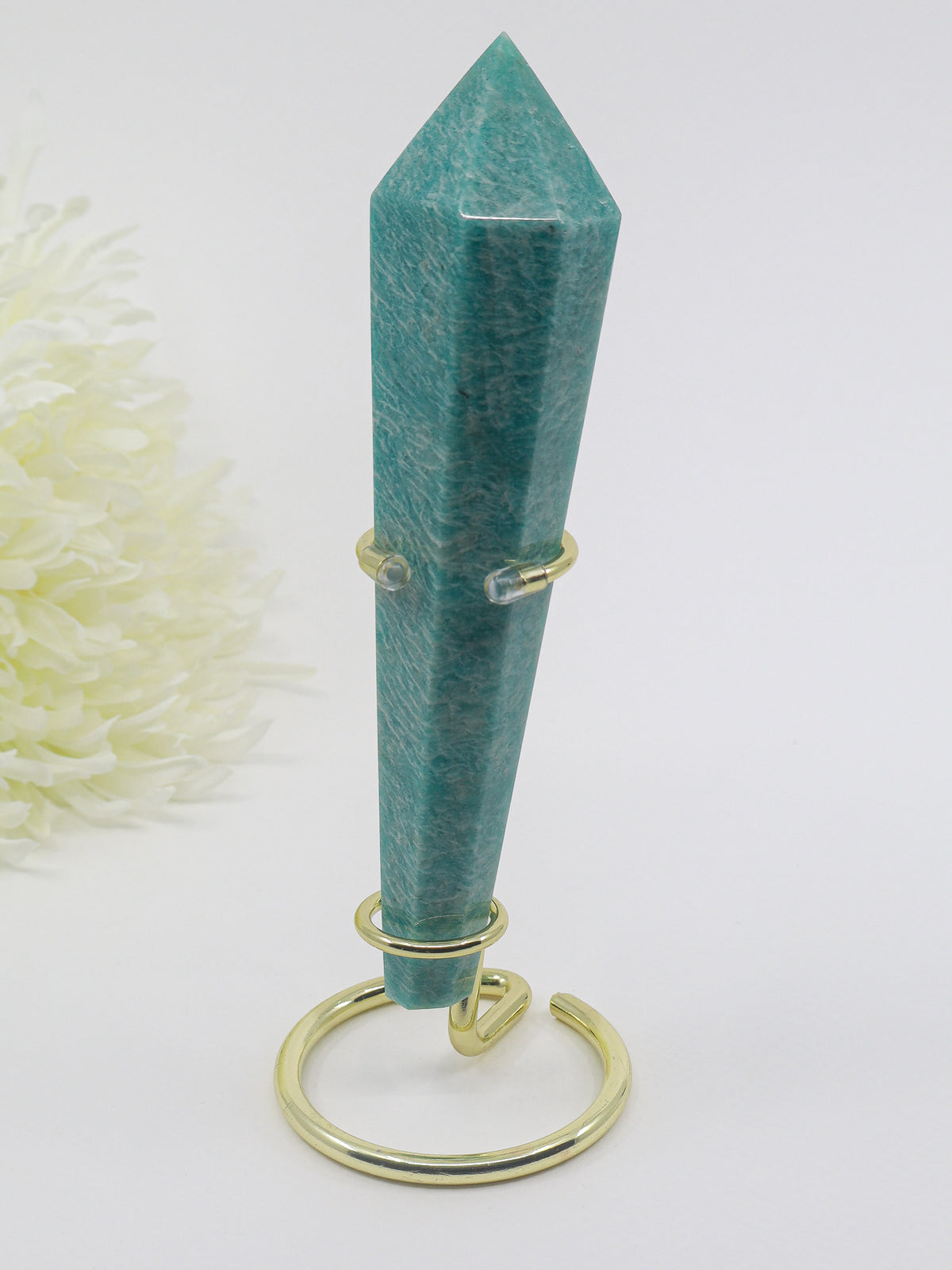 Amazonite Crystal Wand 180g – The Truth Keeper | Calm, Courage & Communication