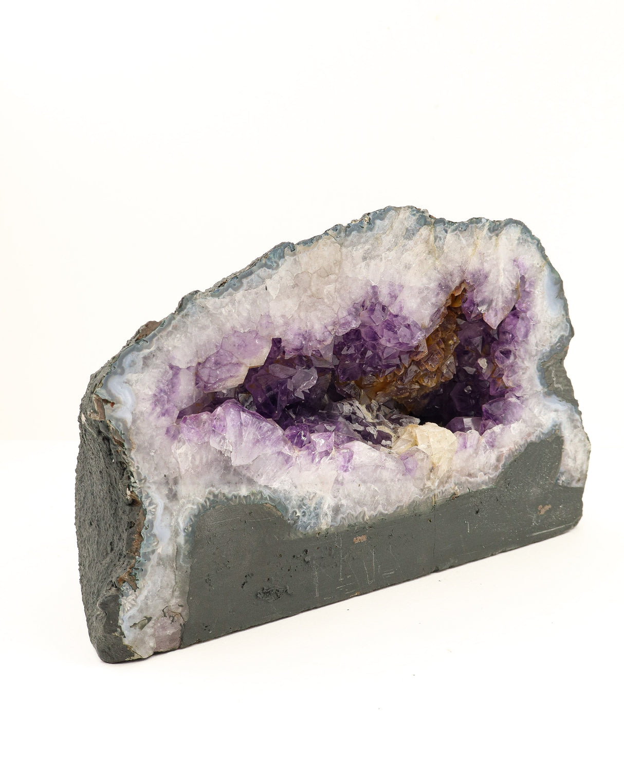 Amethyst Cave with Calcite Inclusions | 8.2kg | Peace, Protection & Spiritual Growth
