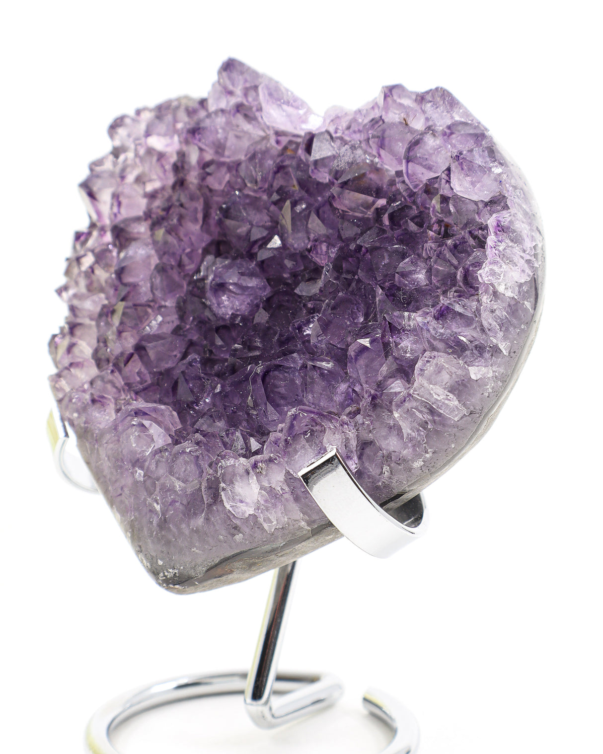 Amethyst Crystal Heart | Peace, Harmony & Emotional Healing