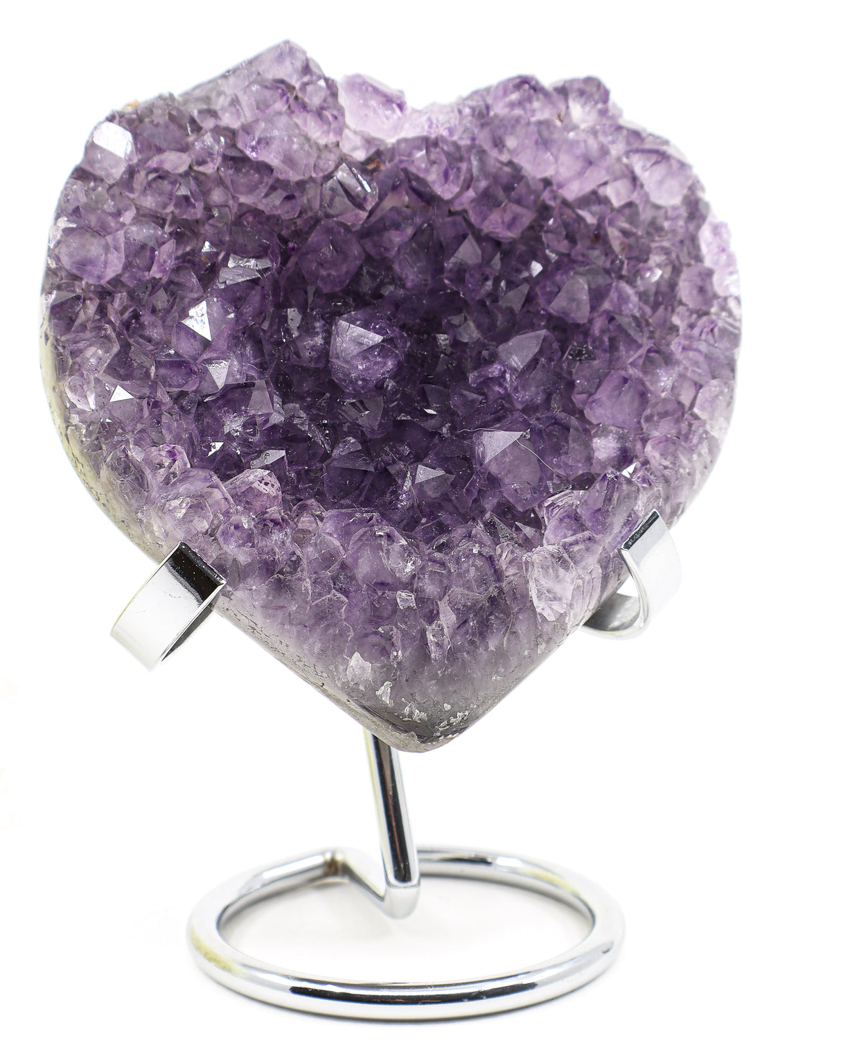 Amethyst Crystal Heart | Peace, Harmony & Emotional Healing