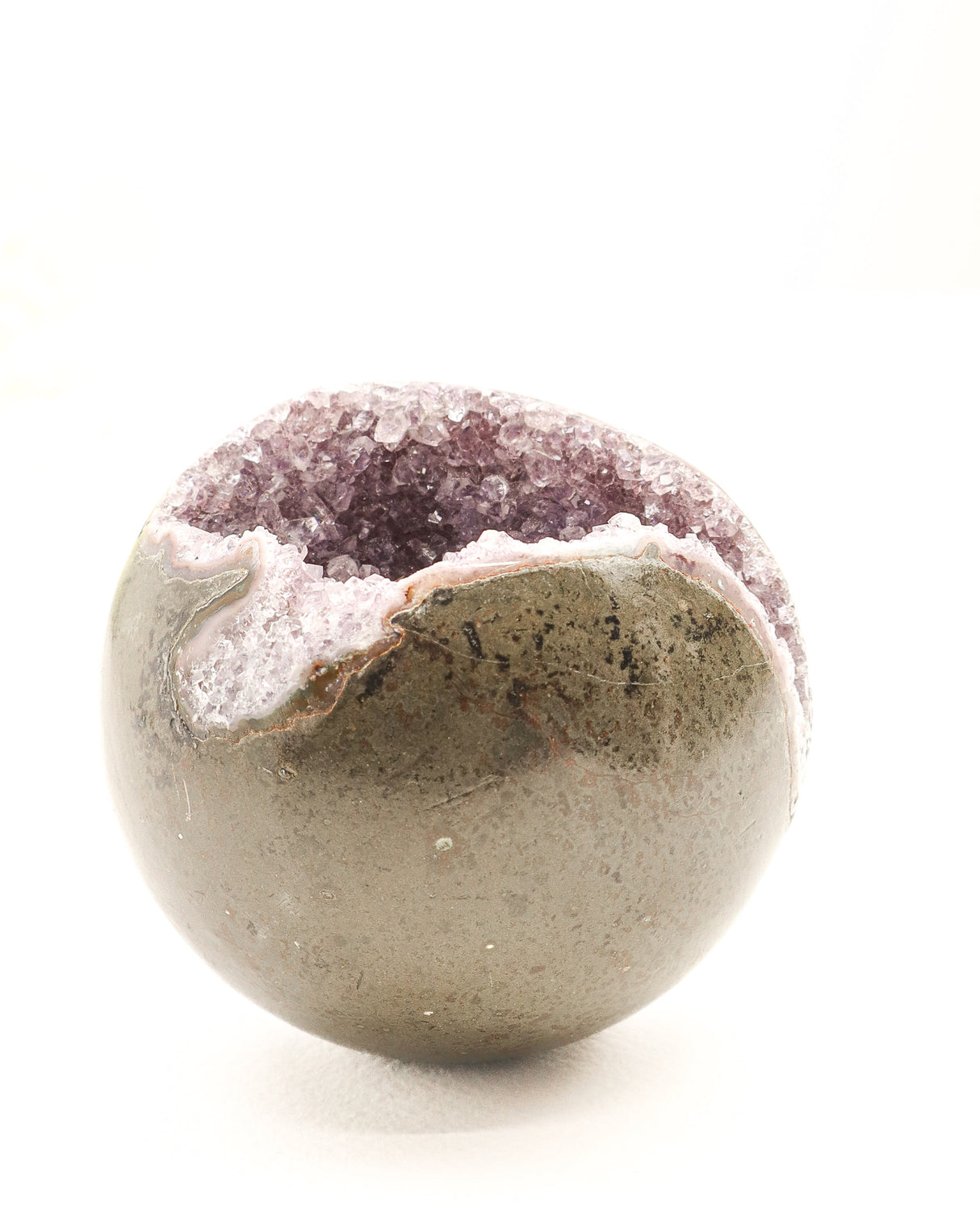 Amethyst Cluster Sphere | 614g | 7.5cm | Spiritual Growth & Calm