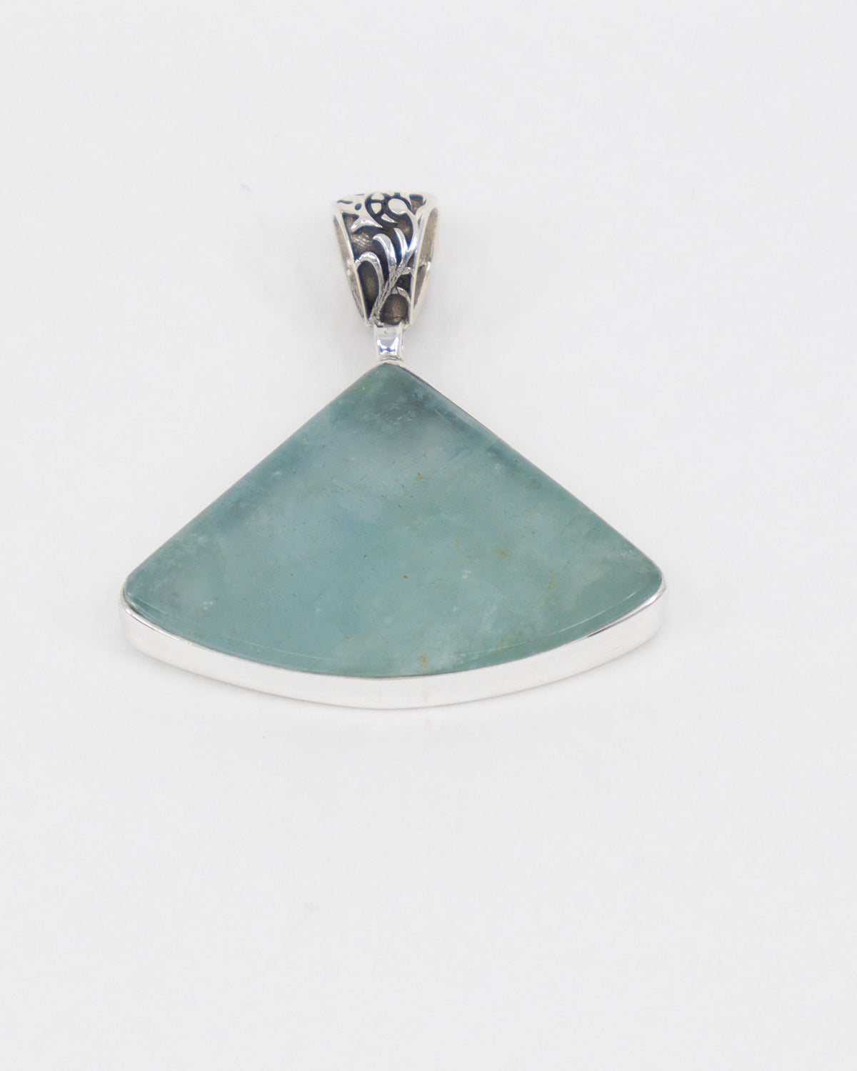 Aquamarine Sterling Silver Pendant – The Ocean Oracle | Calm & Clear Communication