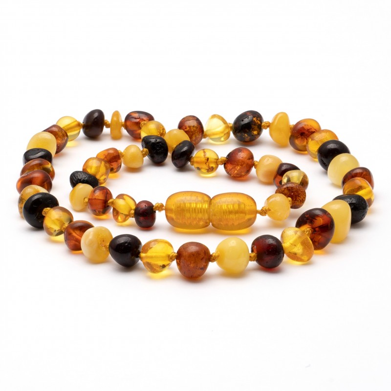Baroque Baltic Amber Baby Teething Necklace 28 - 38 cm sizes