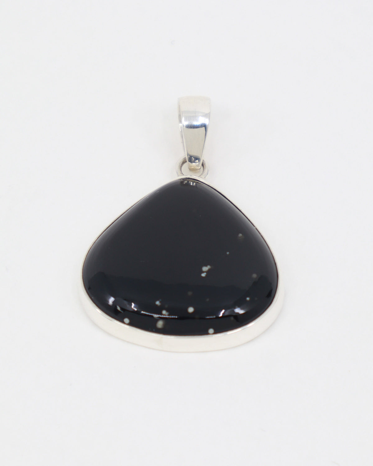 Black Obsidian Sterling Silver Pendant – The Shadow Guardian | Protection & Grounding