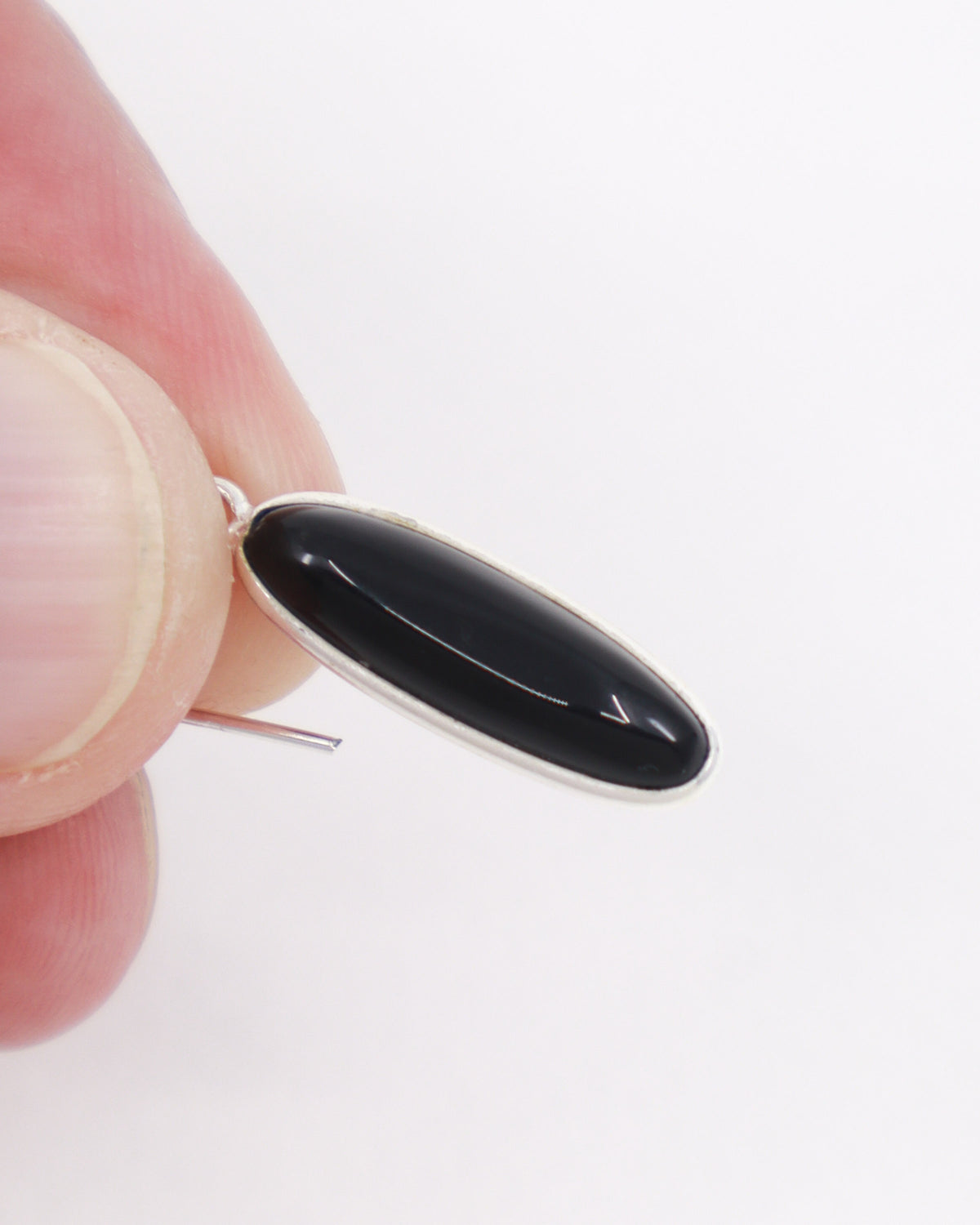 Black Onyx Sterling Silver Earrings – The Midnight Shield | Protection & Strength
