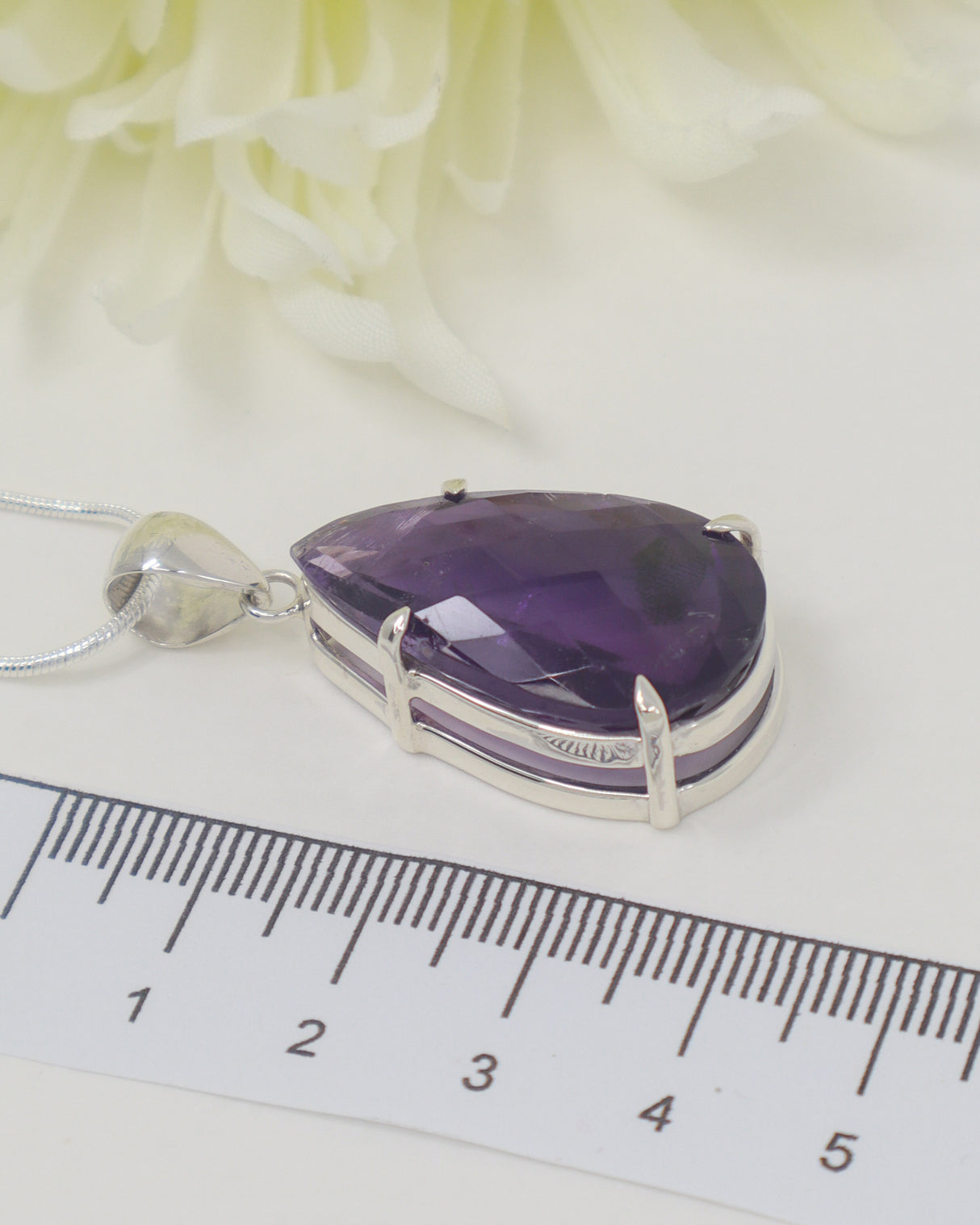 Brazilian Amethyst Pear-Shaped Pendant – The Violet Temple
