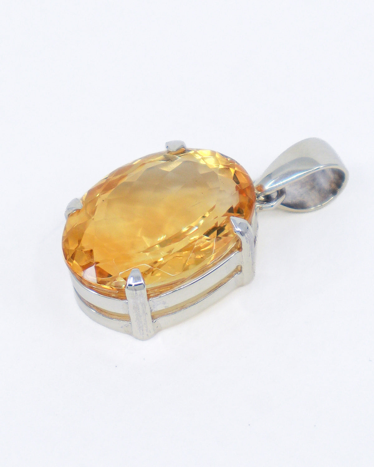 Brazilian Citrine Pendant – Golden Sun Oracle | Abundance & Success
