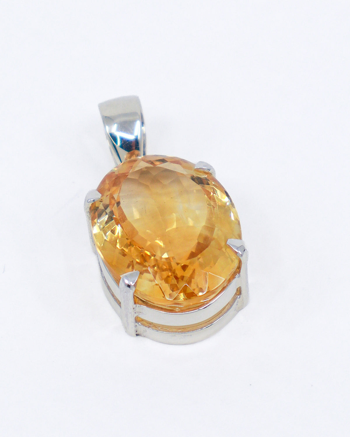 Brazilian Citrine Pendant – Golden Sun Oracle | Abundance & Success