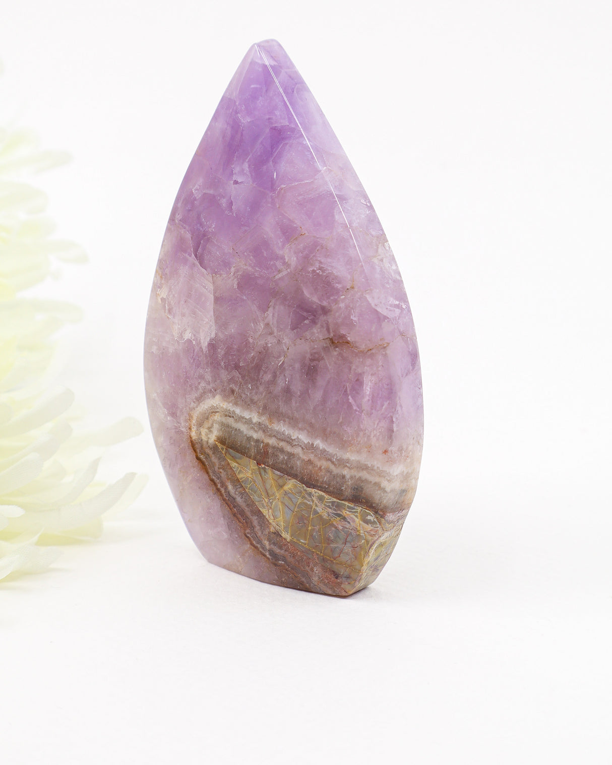 Chevron Amethyst Freeform | Intuition, Spiritual Insight & Inner Harmony