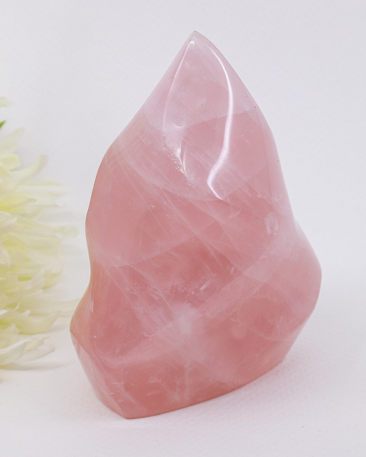 Madagascar Rose Quartz Flame 766g – The Flame of Love | Self-Love & Harmony