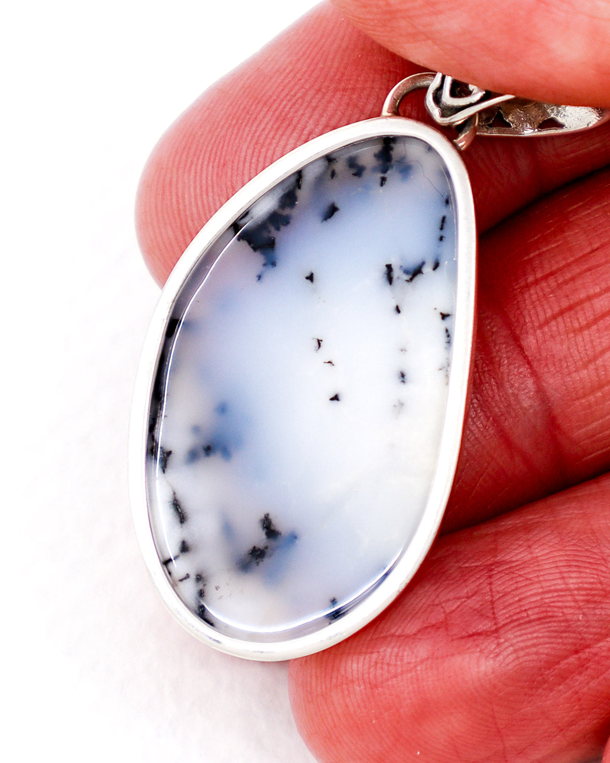 Dendritic Agate Sterling Silver Pendant – The Enchanted Forest | Growth & Inner Wisdom