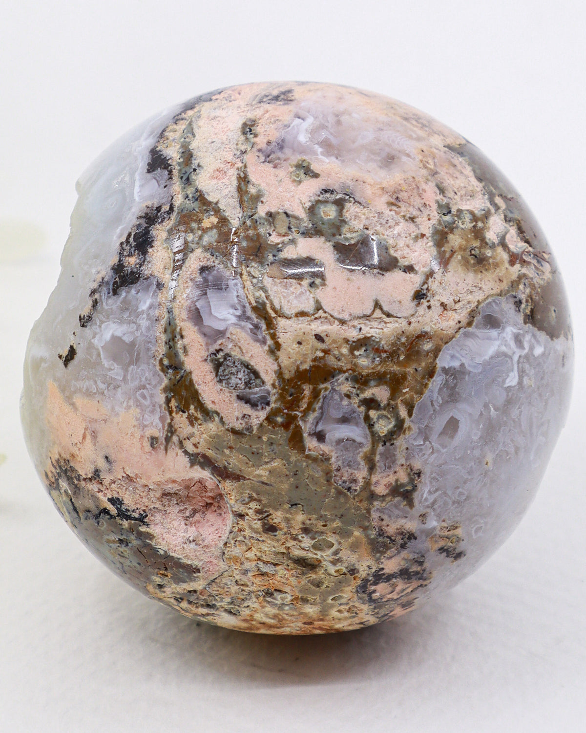 Druzy Agate Geode Sphere 295g – The Crystal Sanctuary | Peace & Harmony