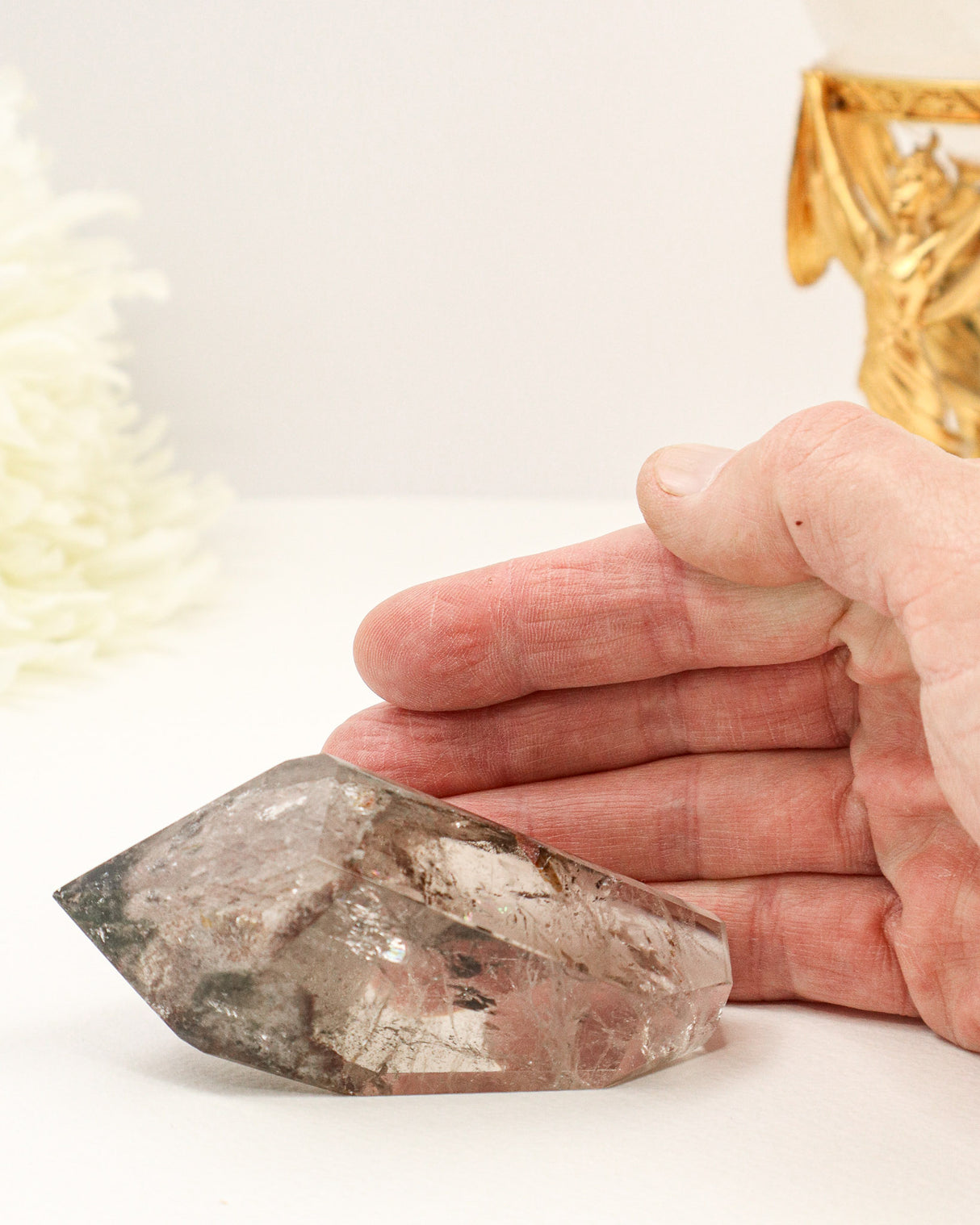 Garden Quartz Freeform Point | 8cm | 174g | Manifestation & Inner Growth