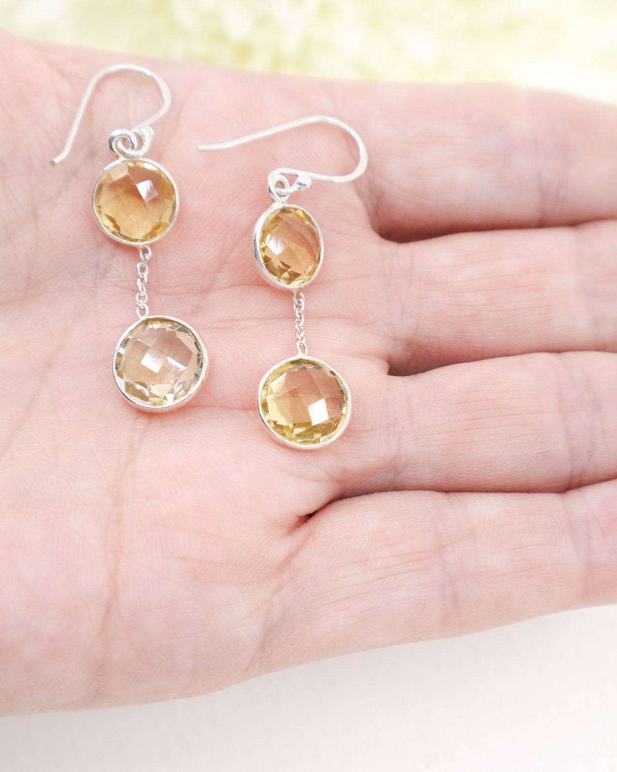 Citrine Sterling Silver Earrings | Joy & Abundance