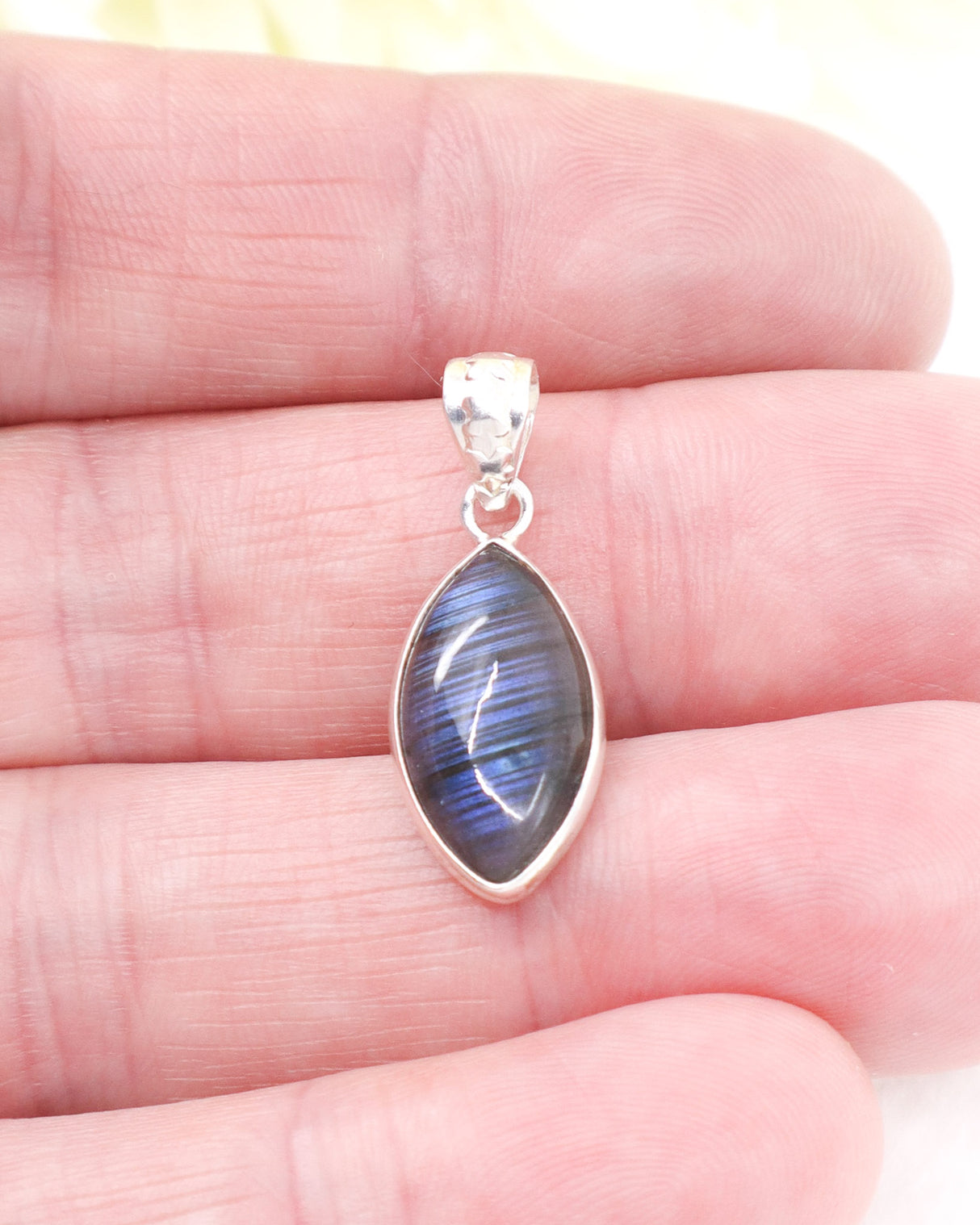 Labradorite Sterling Silver Pendant | Protection & Intuition
