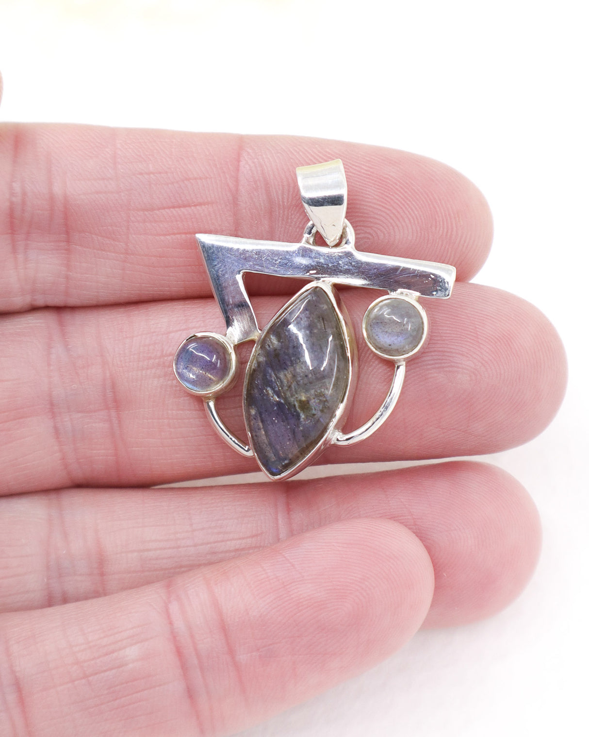 Labradorite Pendant | Sterling Silver | Intuition & Transformation