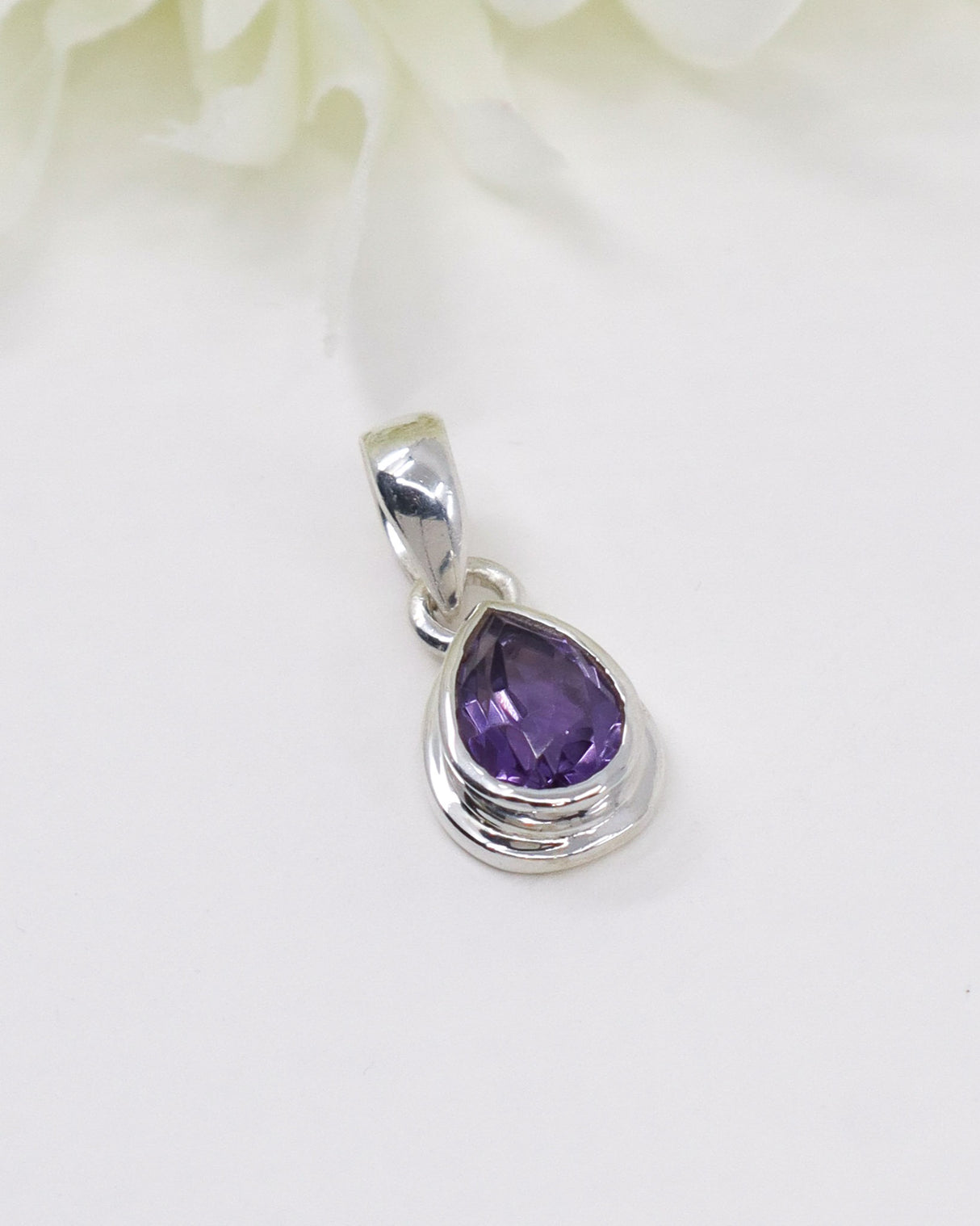 Amethyst Sterling Silver Pendant | Peace & Spiritual Protection