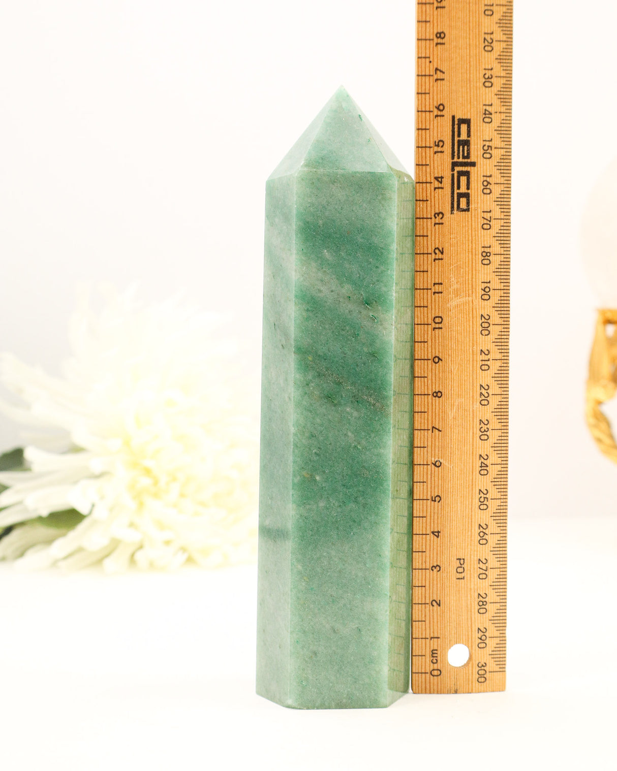 Green Aventurine Tower | 16cm | Luck & Prosperity