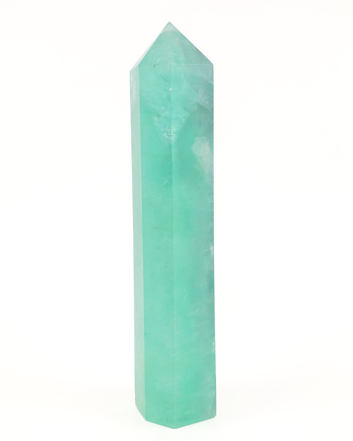 Large Green Fluorite Tower – The Emerald Sanctuary | 21cm, 775g