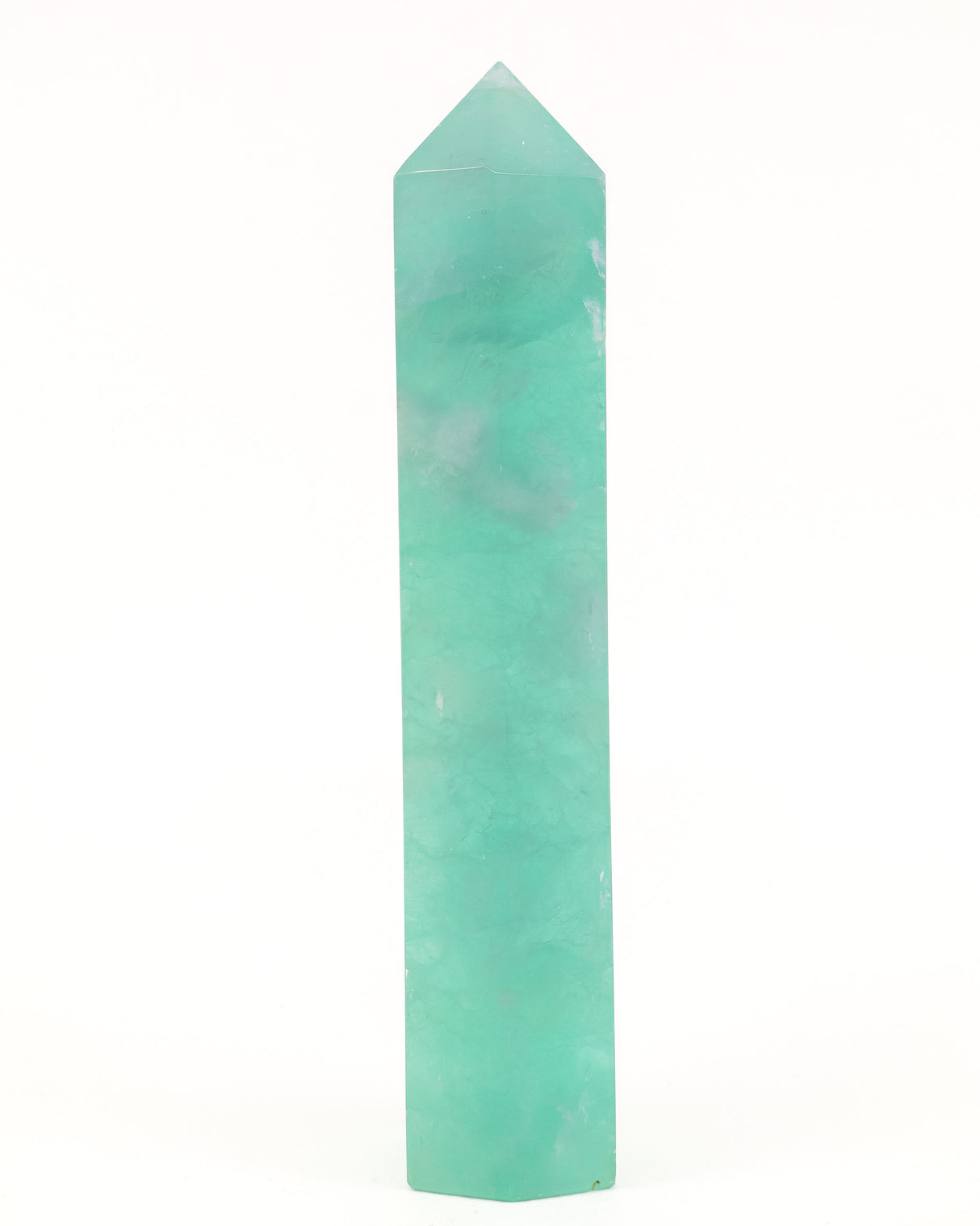 Large Green Fluorite Tower – The Emerald Sanctuary | 21cm, 775g