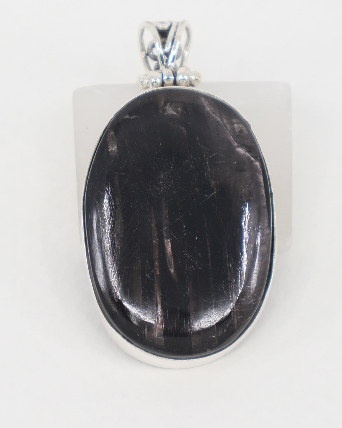 Hypersthene Sterling Silver Pendant – The Shadow Guardian | Protection & Inner Strength