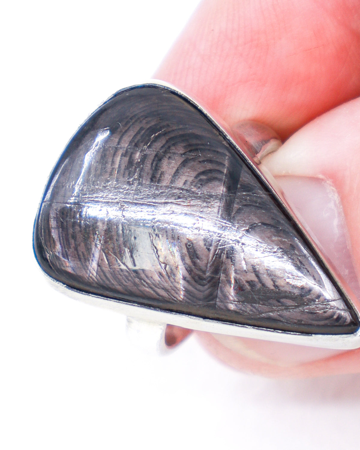 Hypersthene Sterling Silver Ring Size 9 – The Shadow Seer | Intuition & Protection
