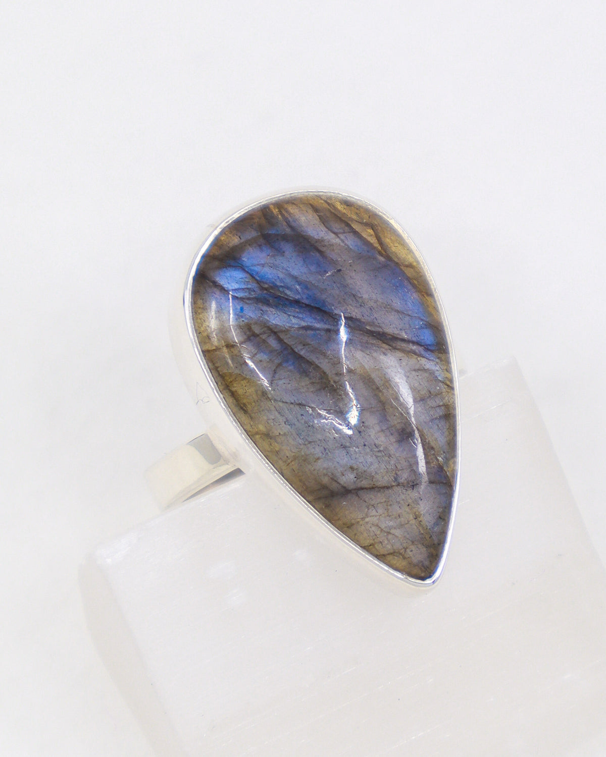 Labradorite Sterling Silver Ring Size 8 – The Celestial Veil | Intuition & Transformation