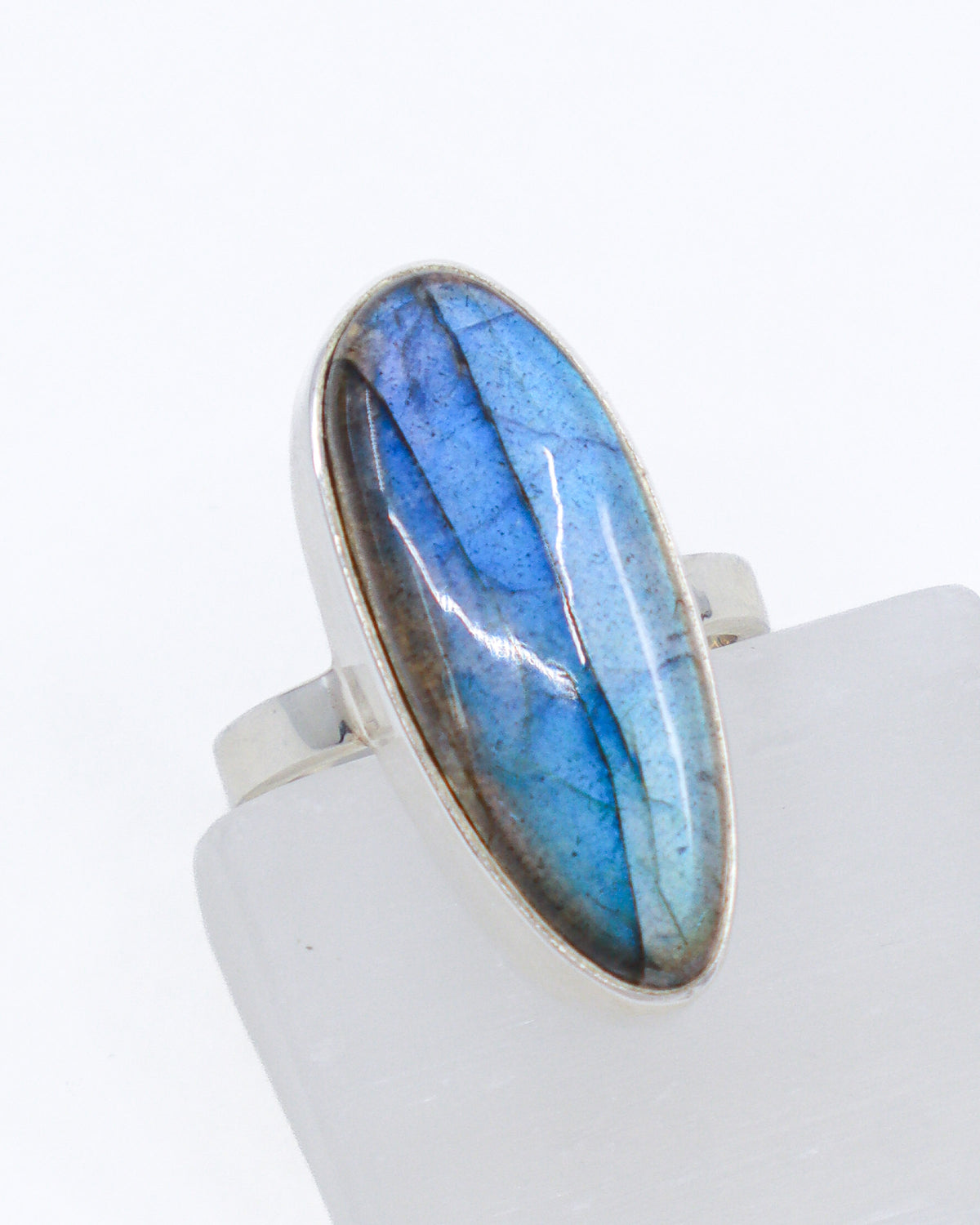 Labradorite Sterling Silver Ring Size 8 – The Mystic’s Veil | Intuition & Magic