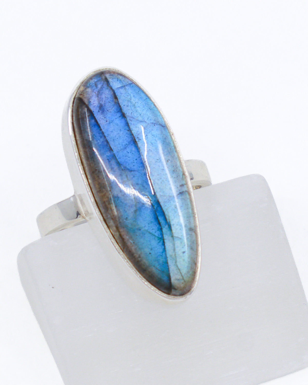 Labradorite Sterling Silver Ring Size 8 – The Mystic’s Veil | Intuition & Magic