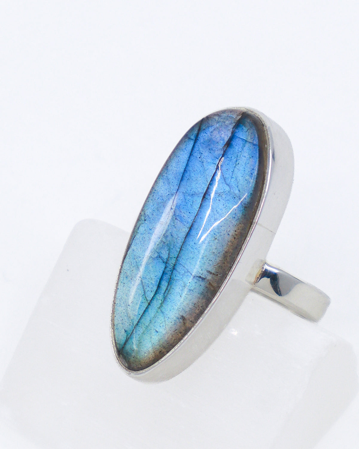 Labradorite Sterling Silver Ring Size 8 – The Mystic’s Veil | Intuition & Magic