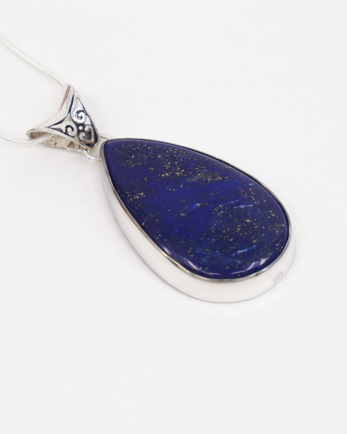 Lapis Lazuli Sterling Silver Pendant – The Celestial Oracle | Wisdom & Intuition