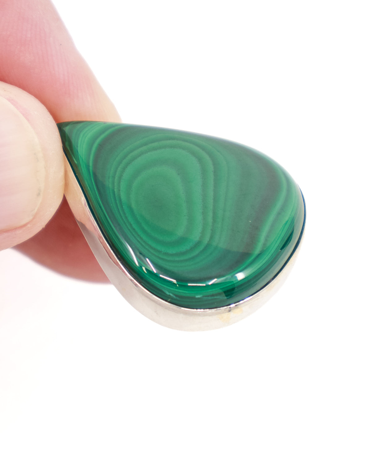 Malachite Sterling Silver Pendant – The Emerald Portal | Transformation & Protection