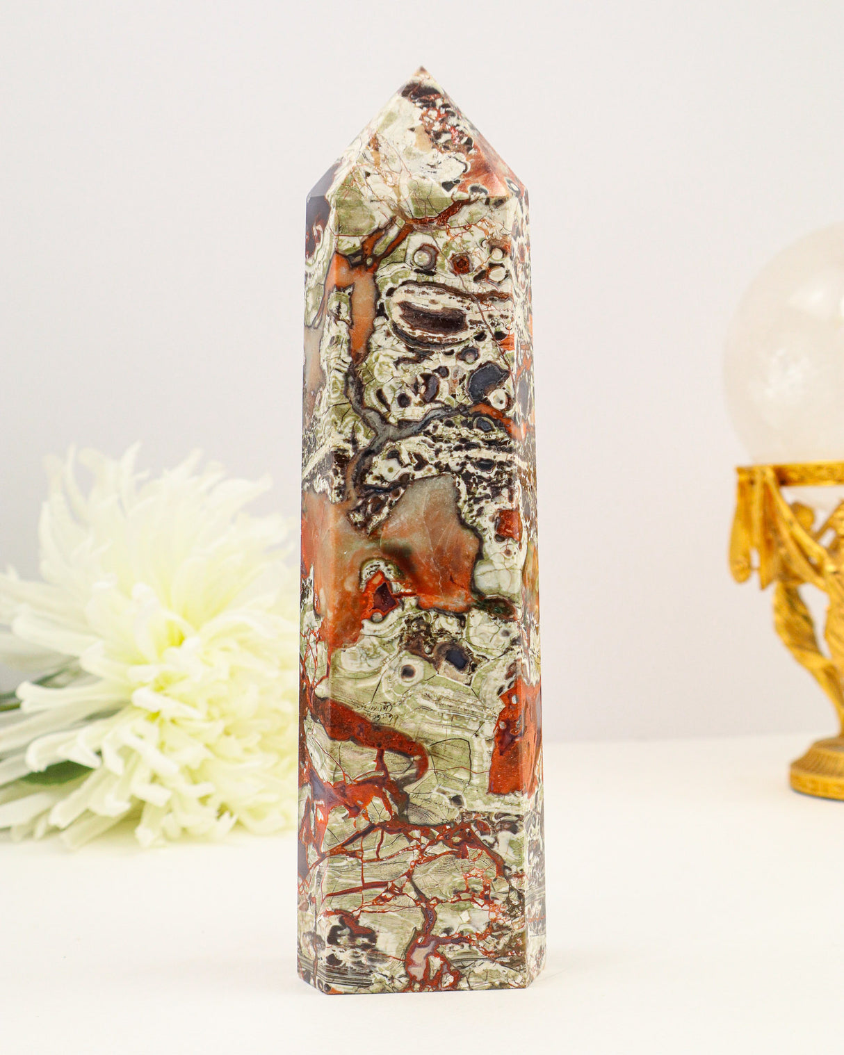 Money Agate Tower Australia | 721g | Abundance & Grounding