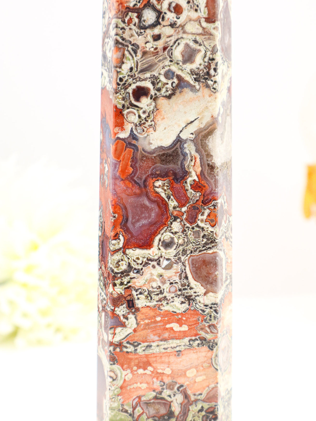 Money Agate Tower Australia | 798g | Abundance Crystal