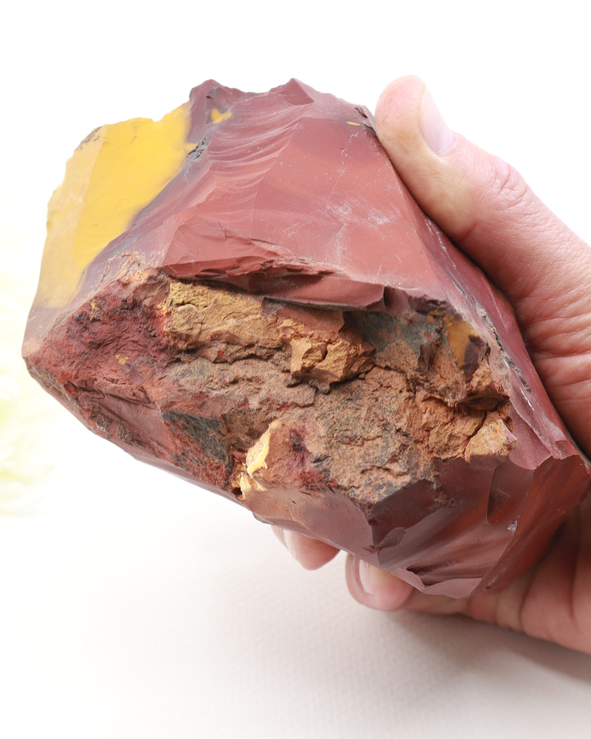 Red Mookaite Jasper Natural Specimen – Courage of the Earth