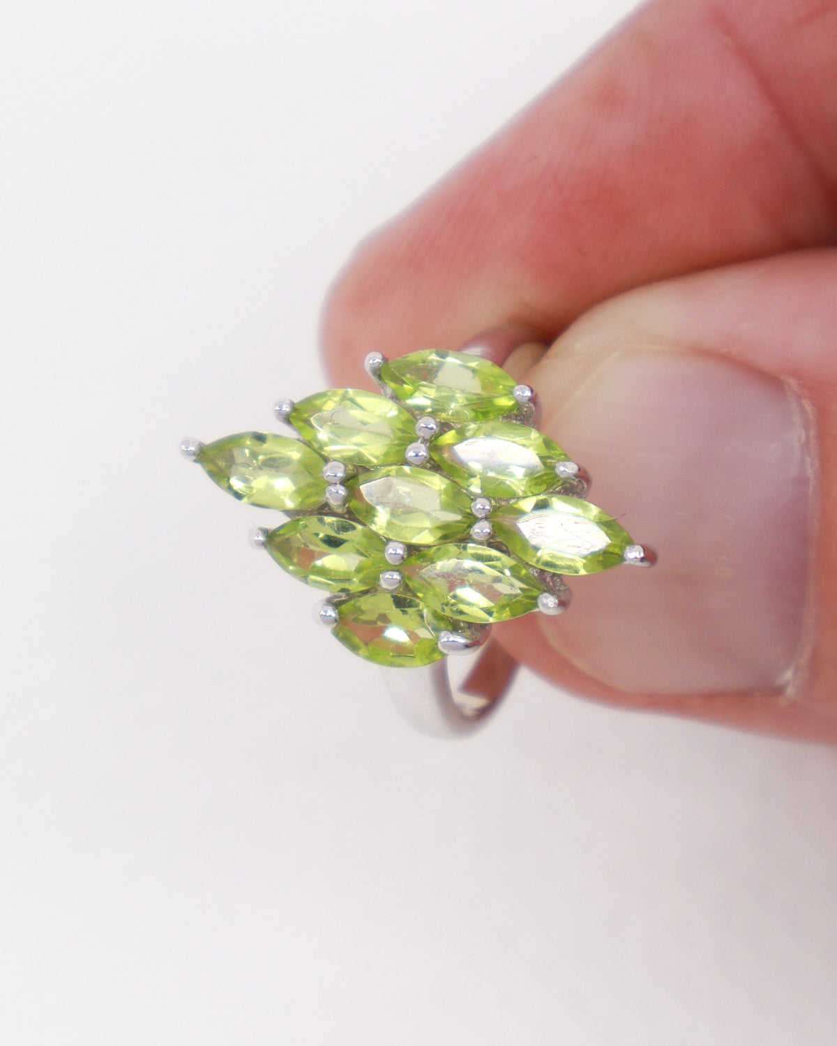 Peridot Sterling Silver Ring Size 7 – The Light Bringer | Abundance & Renewal