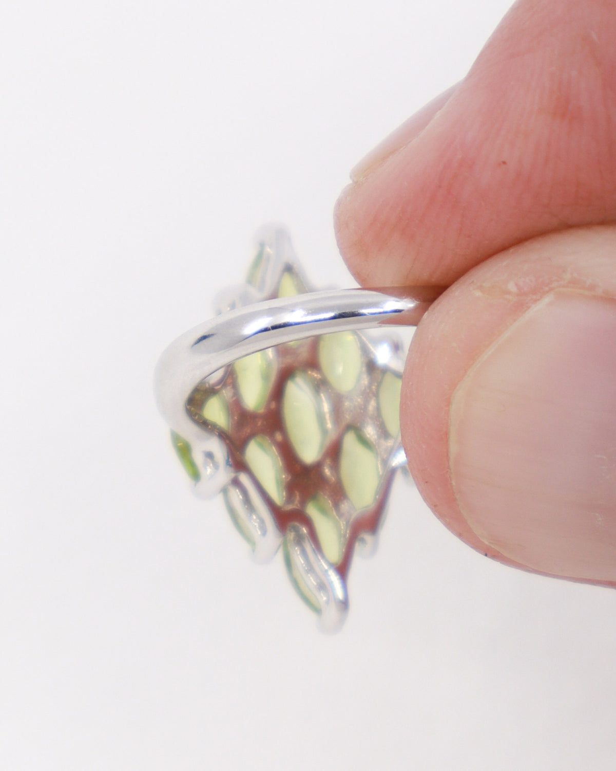 Peridot Sterling Silver Ring Size 7 – The Light Bringer | Abundance & Renewal