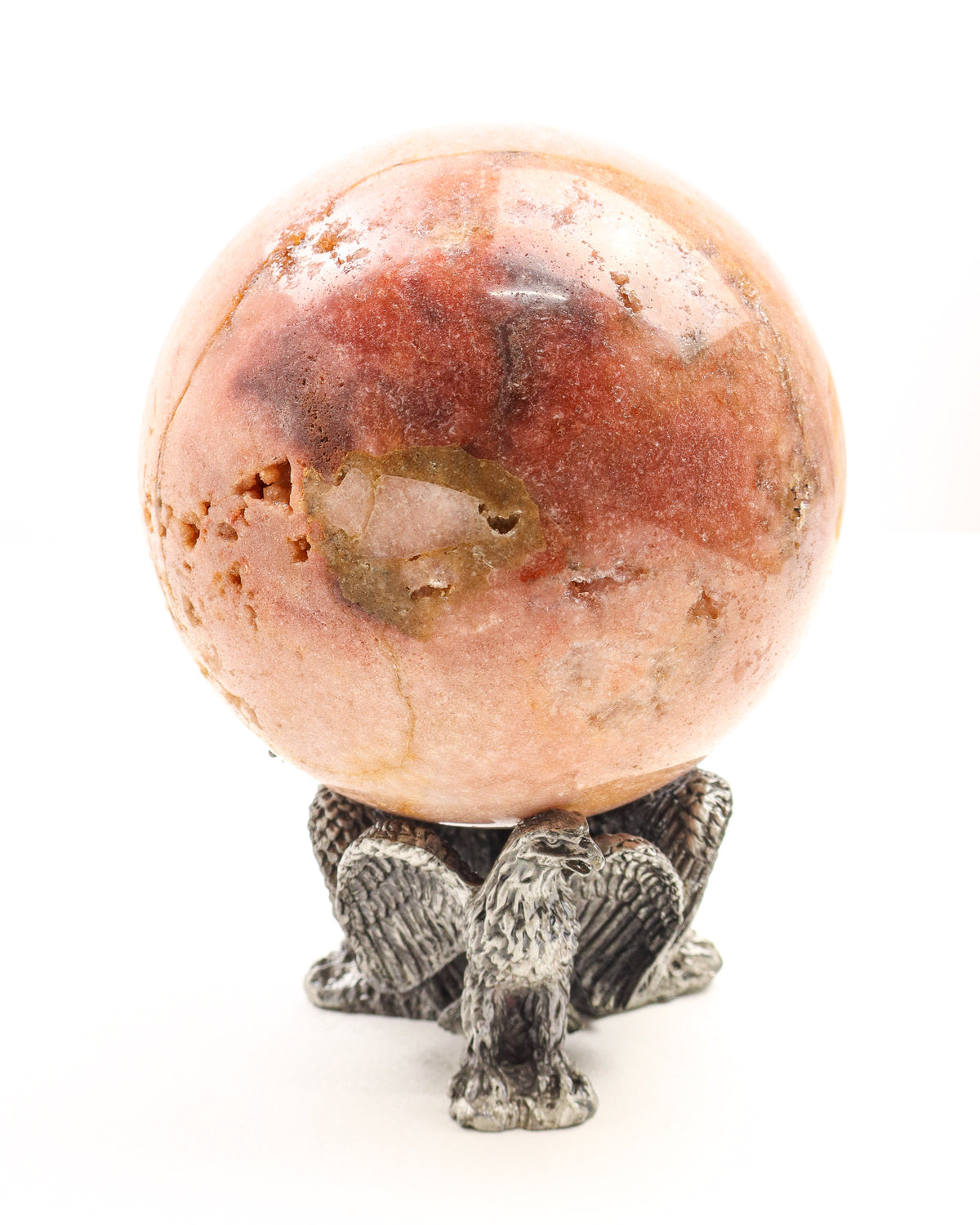 Pink Amethyst Sphere 2.421kg – The Heart Sanctuary | Love, Peace & Emotional Healing