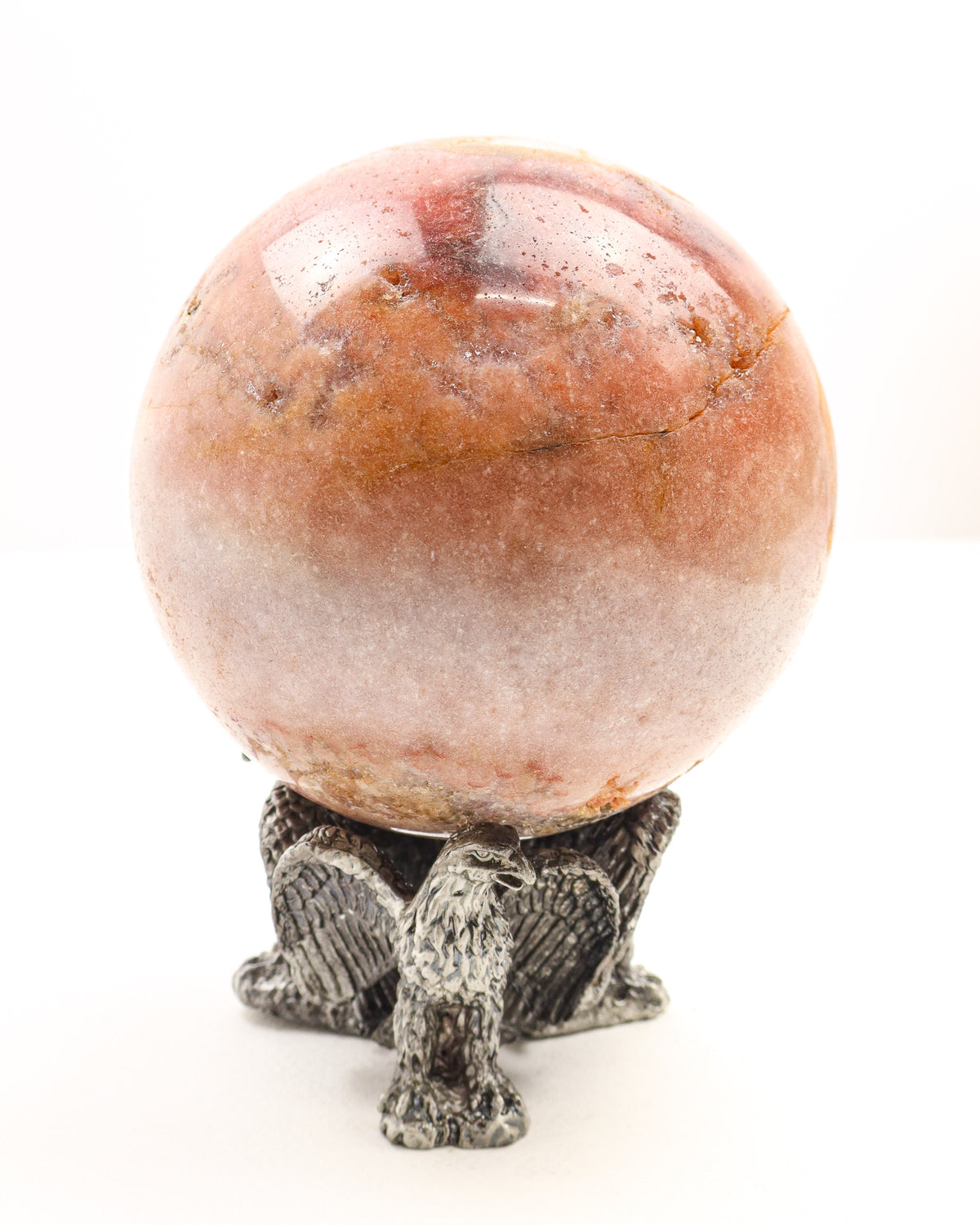Pink Amethyst Sphere 2.421kg – The Heart Sanctuary | Love, Peace & Emotional Healing