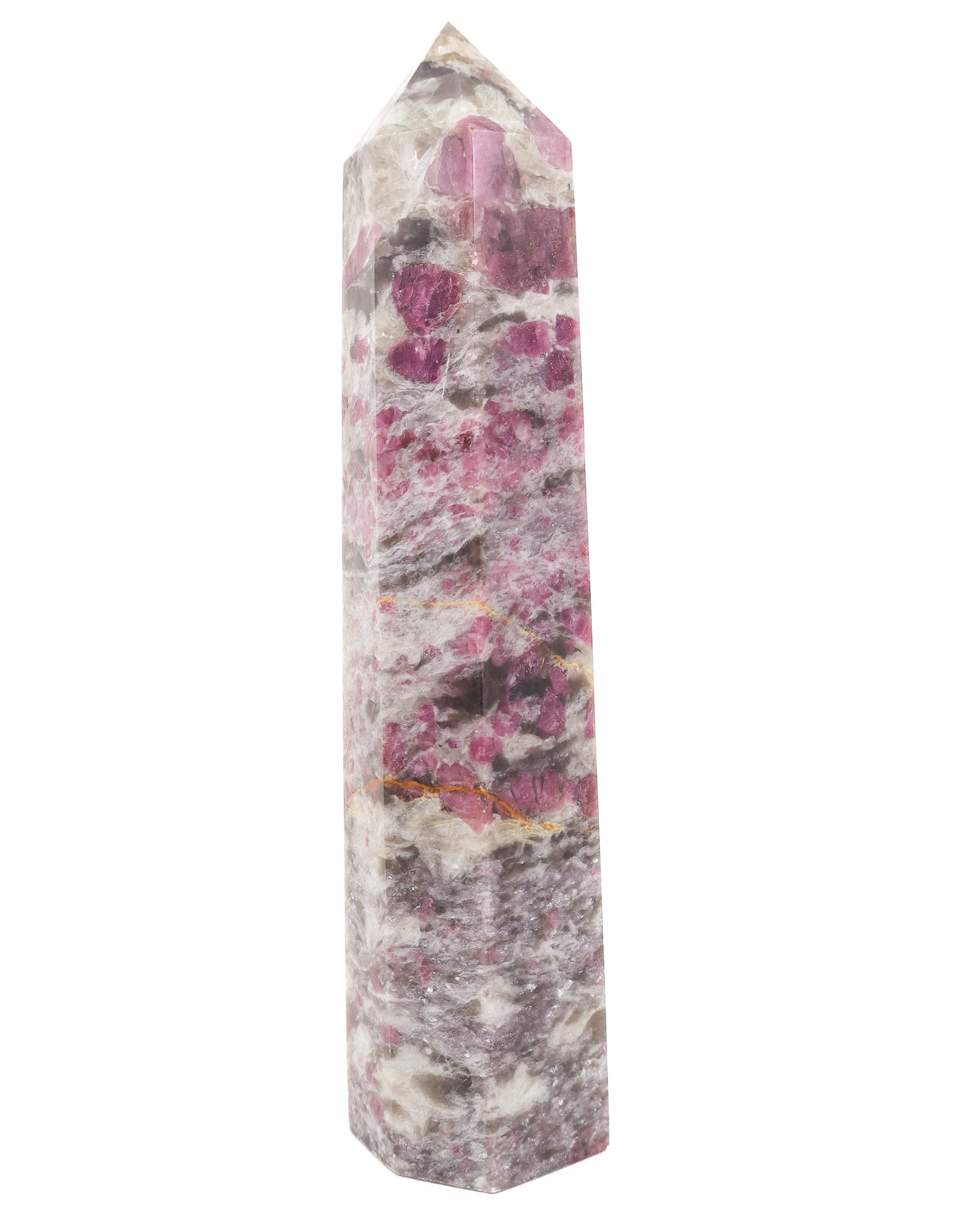 Large Pink Tourmaline in Quartz Tower – The Heart Alchemist | 22cm, 829g