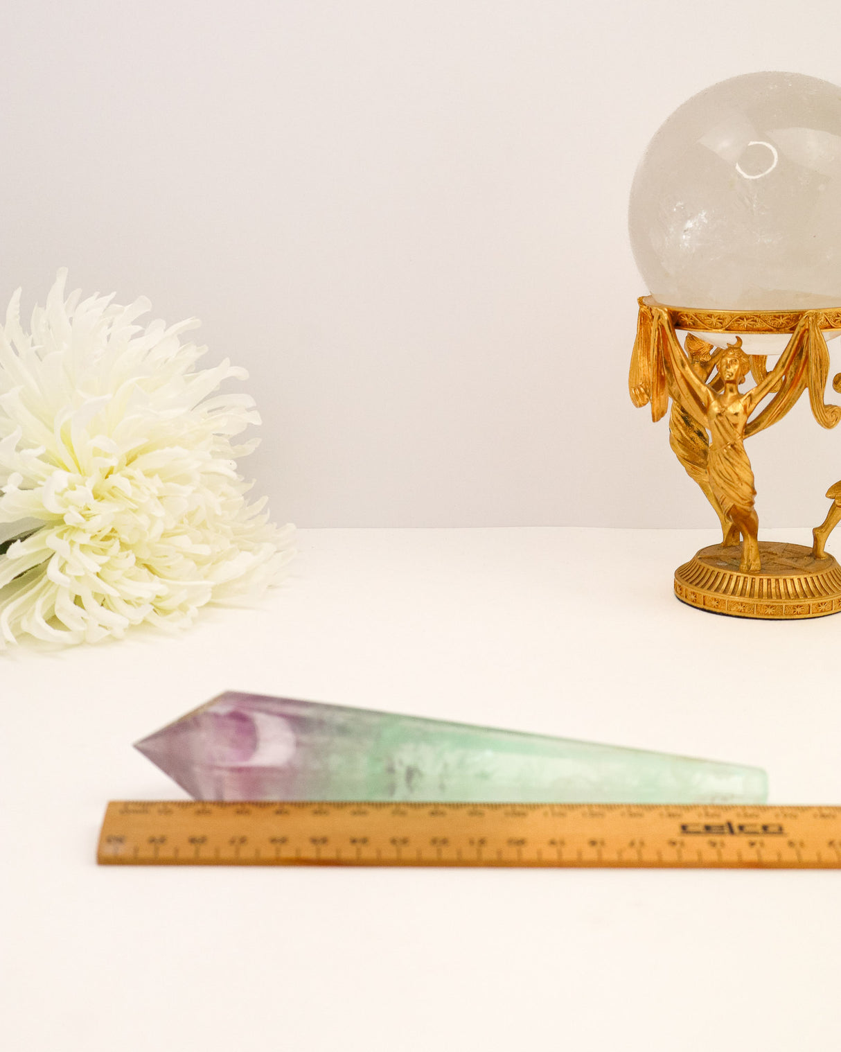 Rainbow Fluorite Generator Wand Australia | 211g | Intuition & Balance