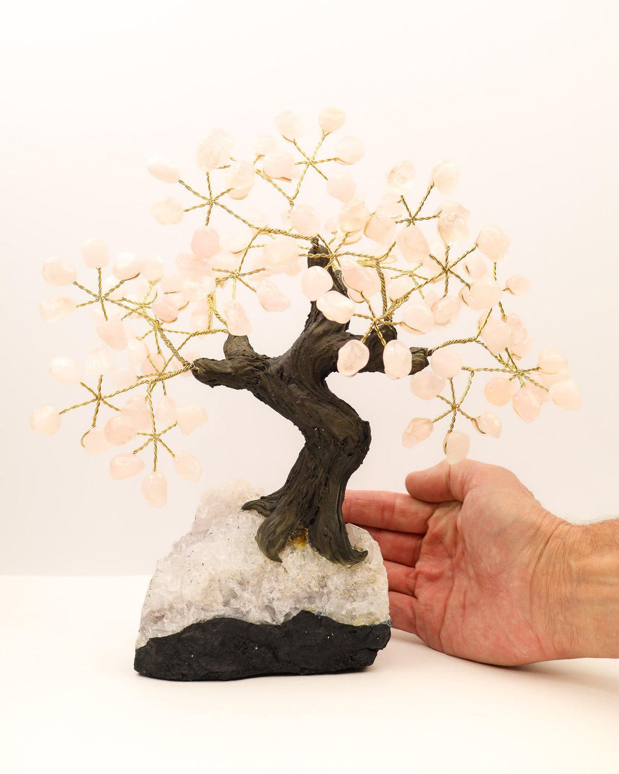 Rose Quartz Crystal Tree | 25cm | 2kg | Love & Harmony