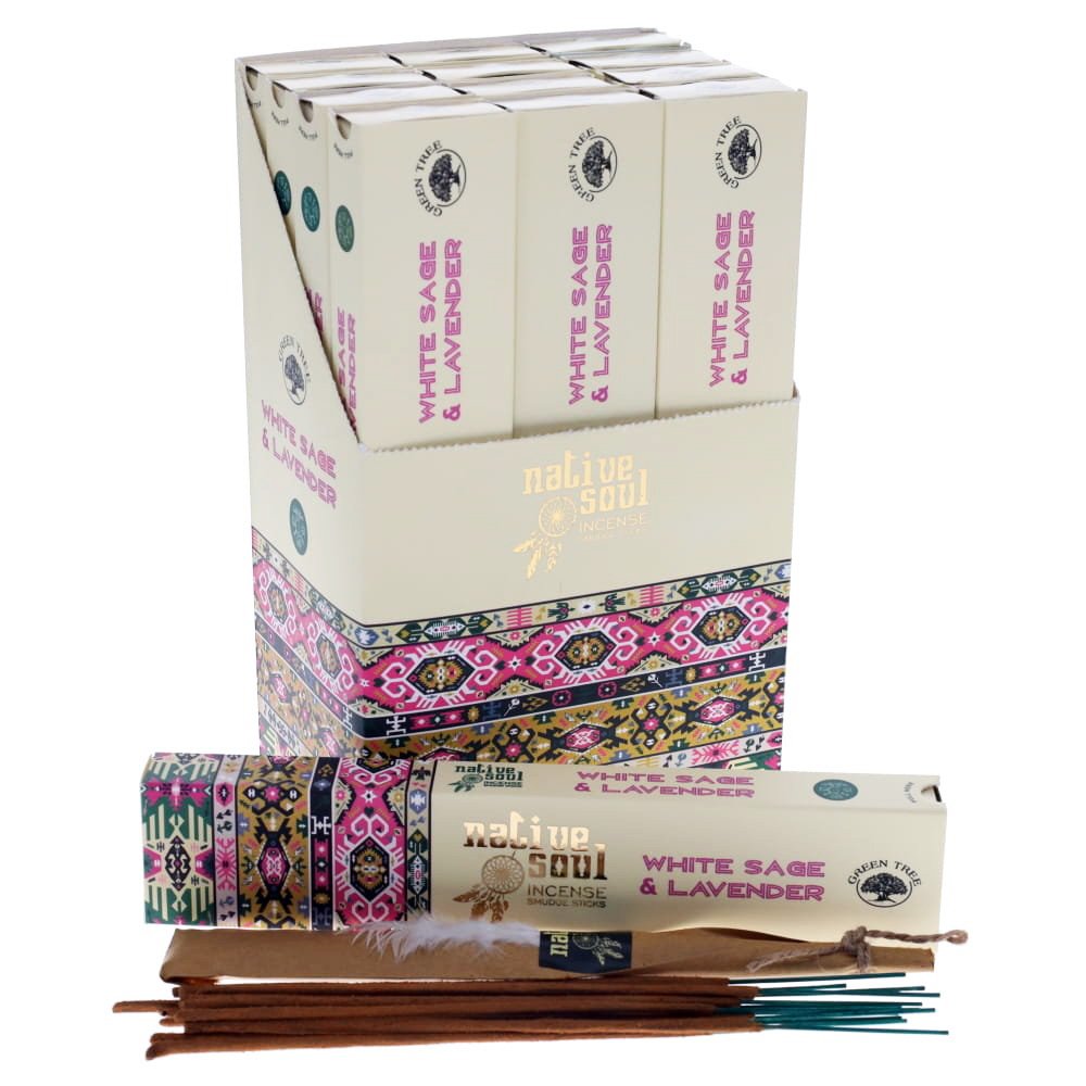 Native Soul Incense Sticks - White Sage and Lavender