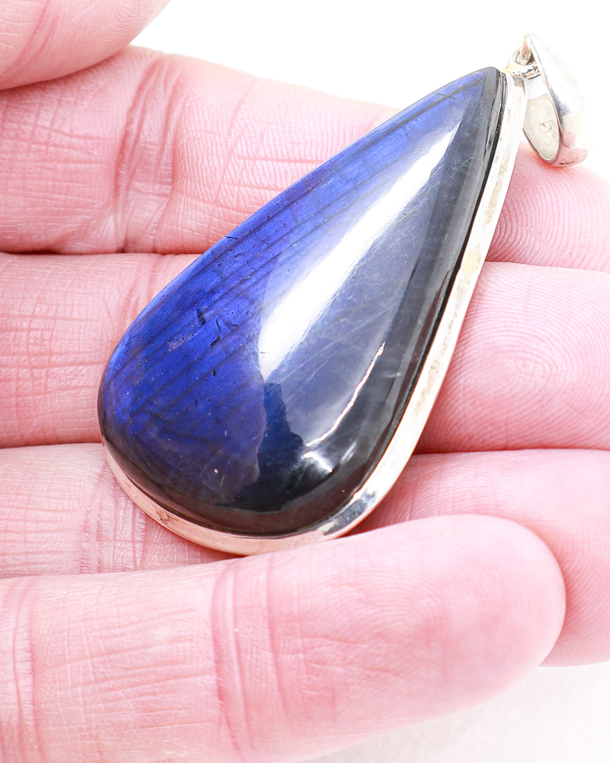 Labradorite “Mystic Aurora” Sterling Silver Pendant